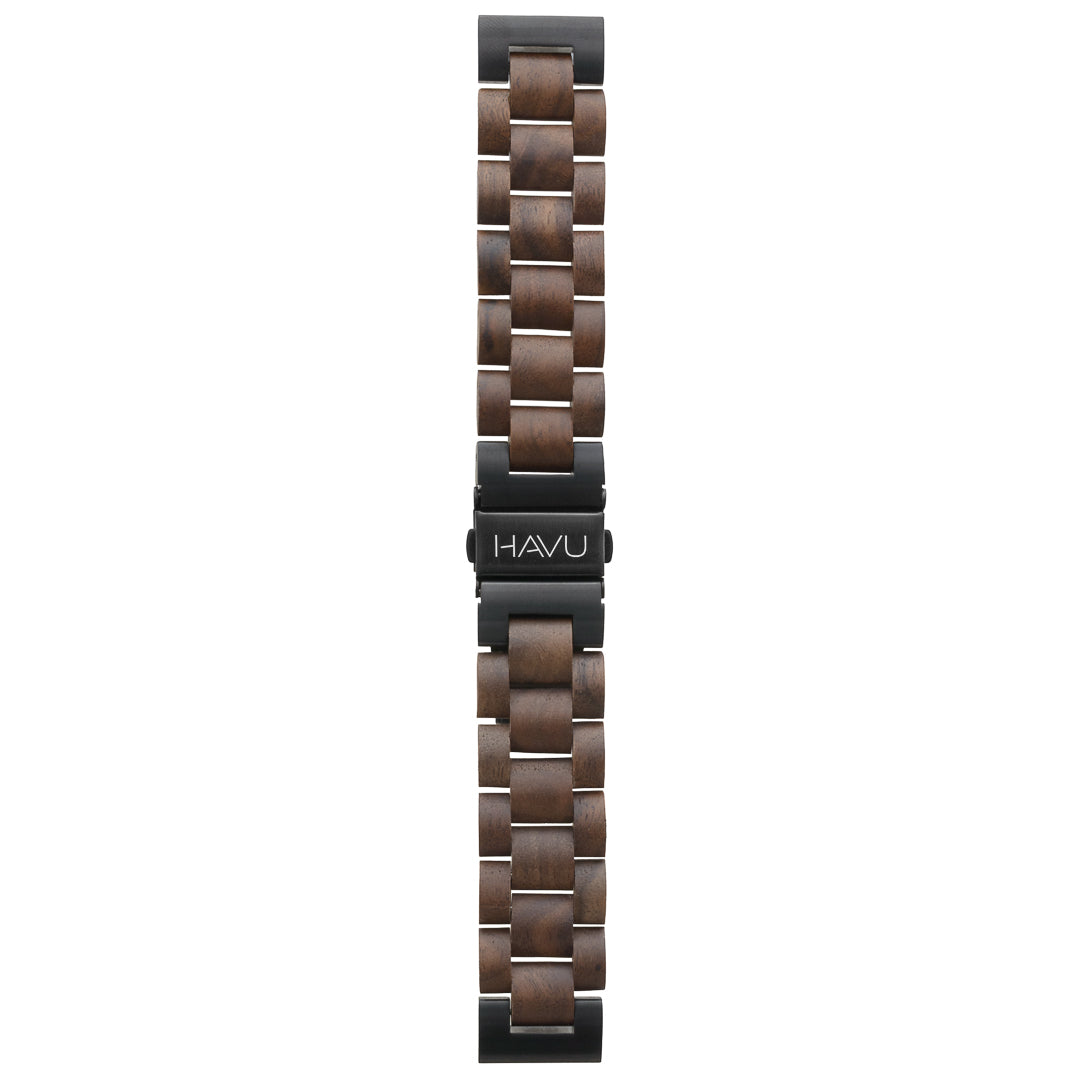 Havu Watches Puinen ranneke, pähkinäpuu (18mm, 20mm, 22mm)