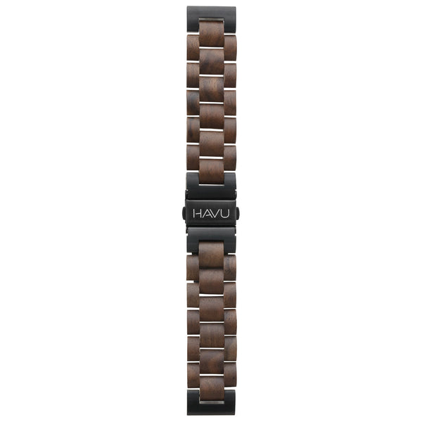 Havu Watches Puinen ranneke, pähkinäpuu (18mm, 20mm, 22mm)