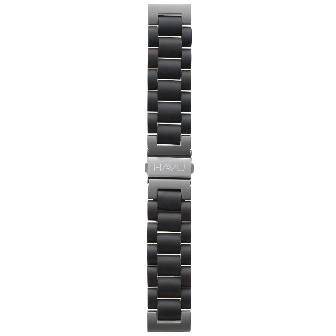 Havu Watches Puinen ranneke, eebenpuu (22mm)
