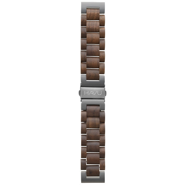 Havu Watches Puinen ranneke, pähkinäpuu (22mm)