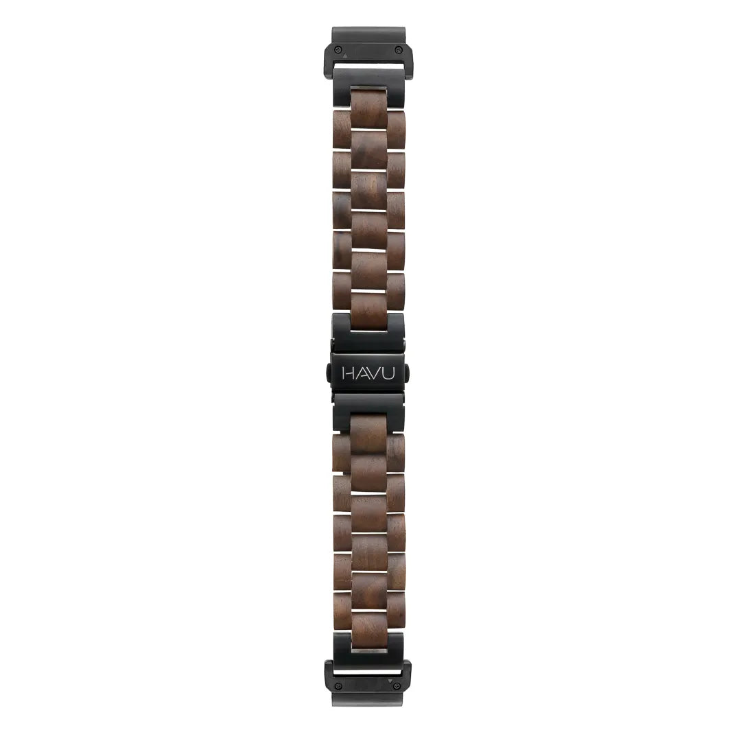 Havu Watches Garmin QuickFit ranneke, pähkinäpuu