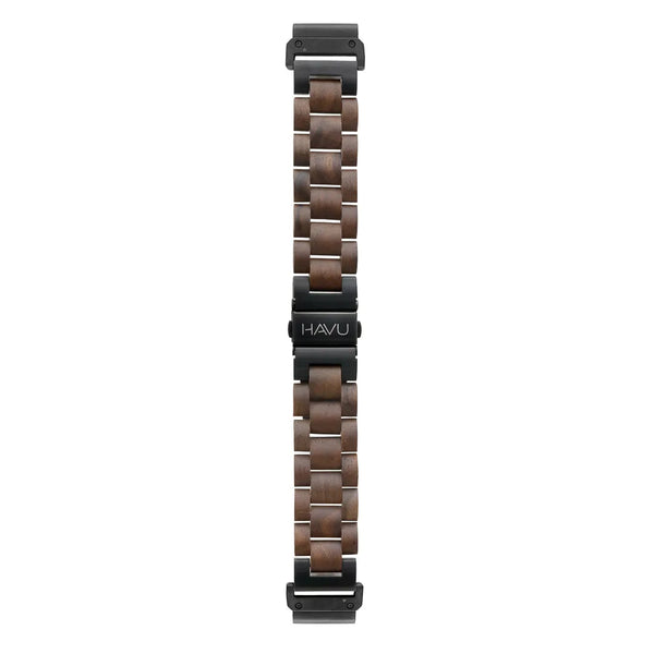 Havu Watches Garmin QuickFit ranneke, pähkinäpuu