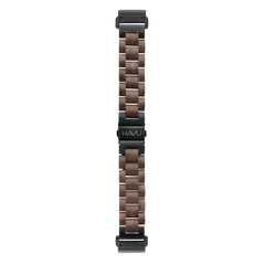 Havu Watches Garmin QuickFit ranneke, pähkinäpuu