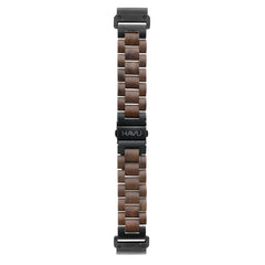 Havu Watches Garmin QuickFit ranneke, pähkinäpuu