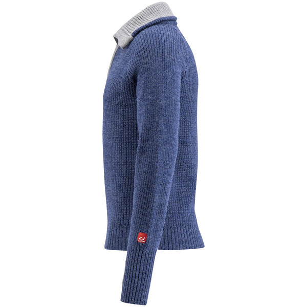 Ulvang Rav Sweater w/zip villapaita unisex, sininen/harmaa