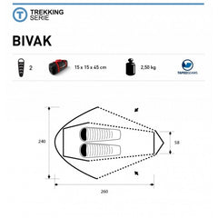 Trimm Bivak Sand Teltta 2-hengelle