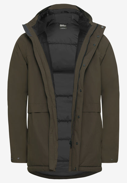 Jack Wolfskin Cold Camp miesten vedenpitävä toppatakki