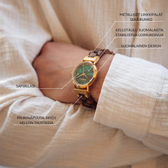 Havu Watches Revontuli Pähkinäpuu (32mm)