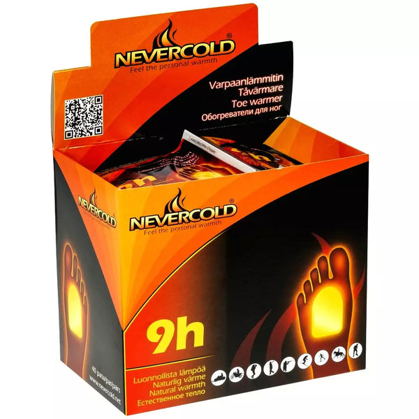 Nevercold varpaanlämmitin 9h 40kpl säästöpakkaus