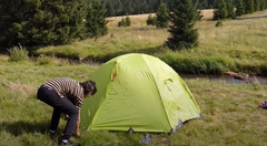 Trimm Frontier-D teltta lime / harmaa