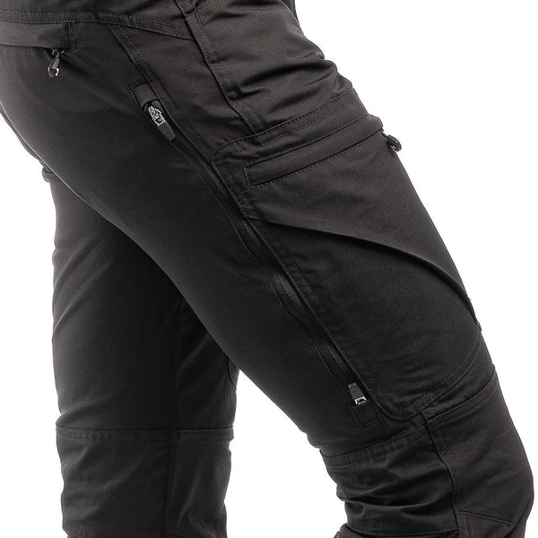 Arrak Outdoor Active Stretch Pants miesten retkeilyhousut, musta