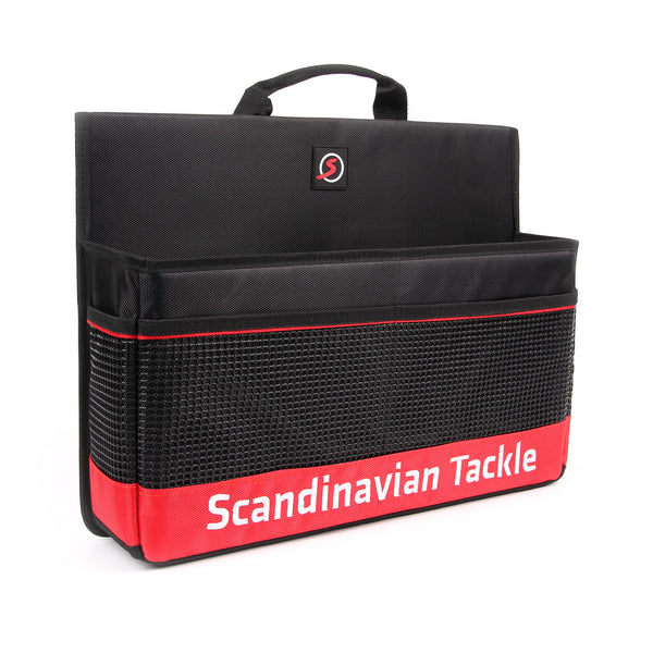Scandinavian Tackle Jättikokoinen tarvikelaukku + 4x vieherasia